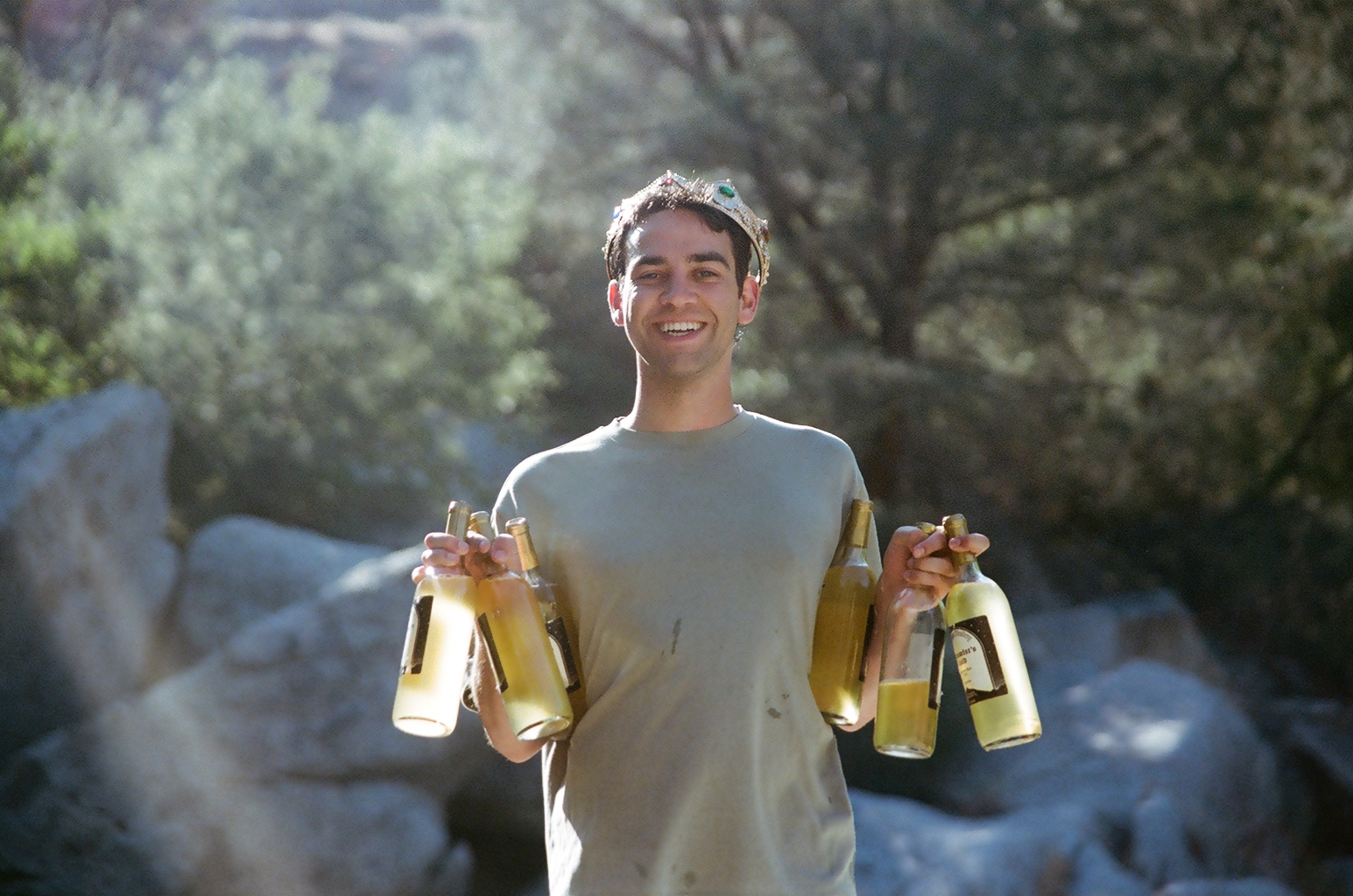 Noah with a Bottle